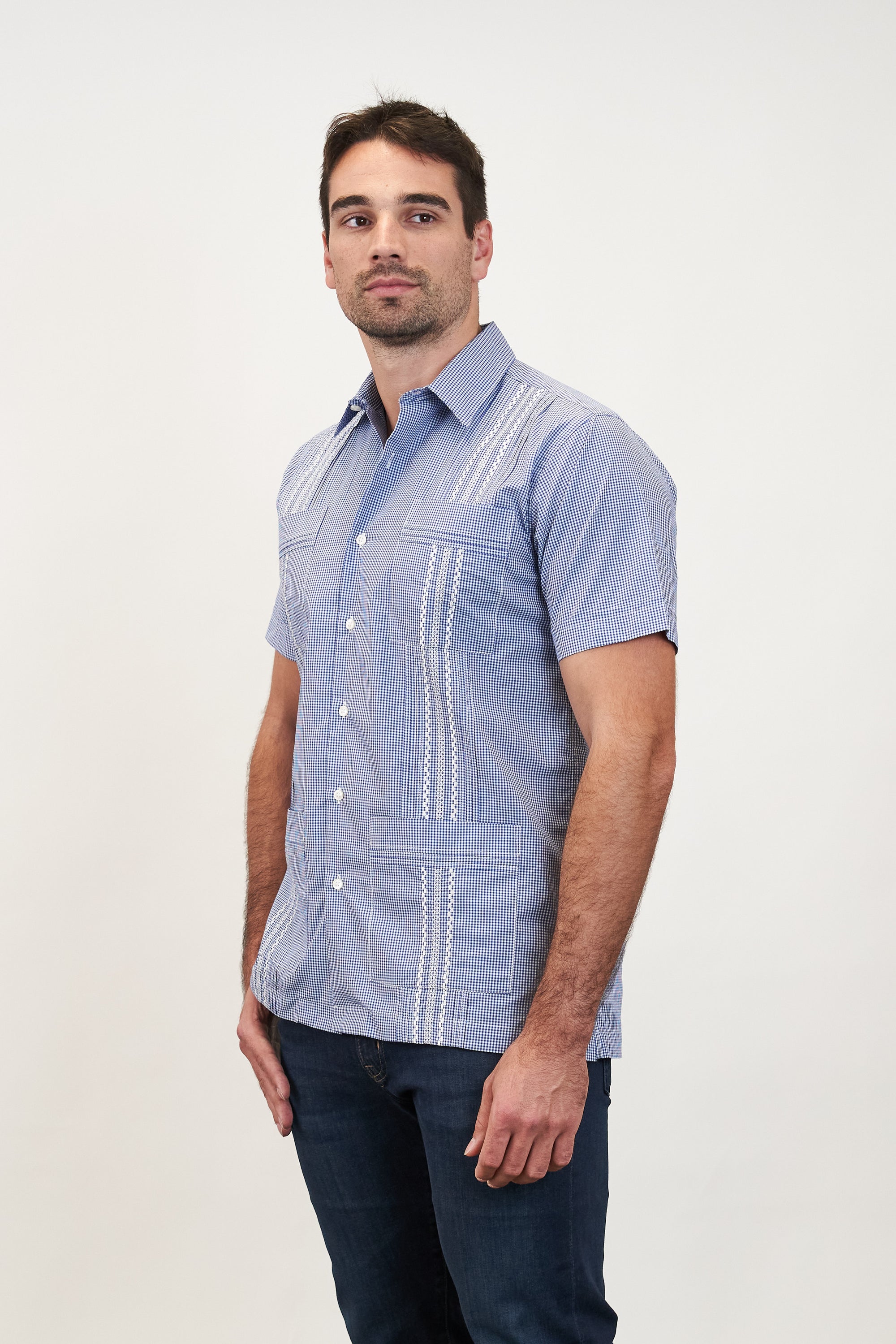 Monterey Hemingway Guayabera Royal