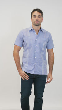 Monterey Hemingway Guayabera - Royal