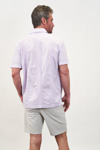 Carmel Hemingway Guayabera Lavender