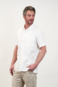 Havana Hemingway Guayabera - White