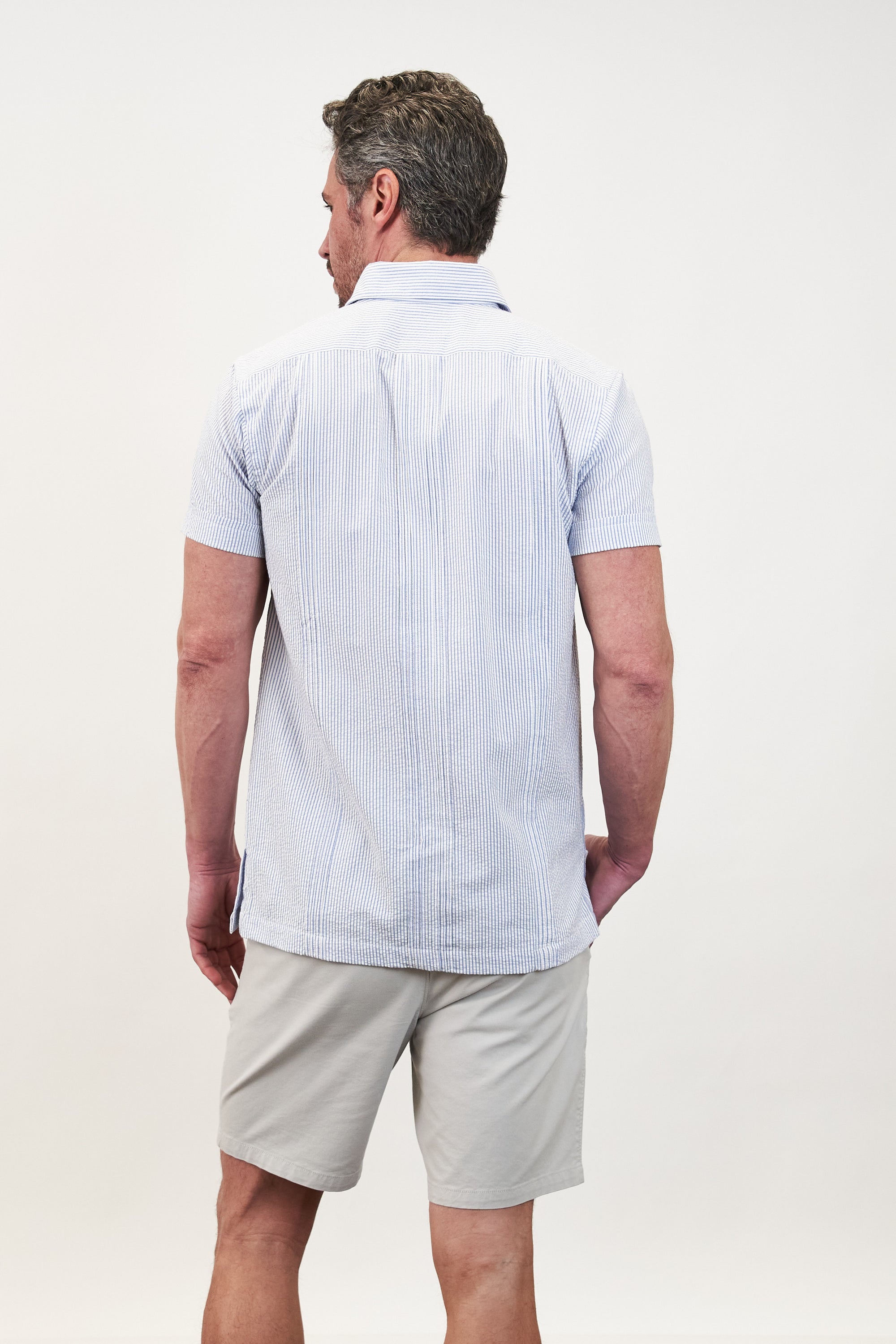 Charleston Hemingway Guayabera - Blue